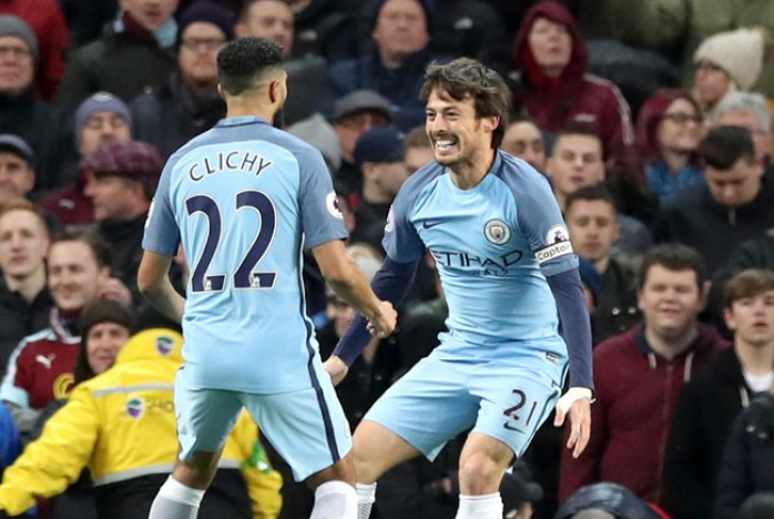 Gael Clichy a David Silva
