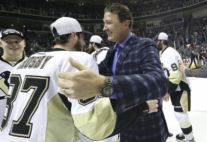 Sidney Crosby a Mario Lemieux