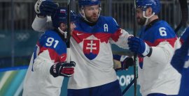 Hokejisti Slovenska (SITA)