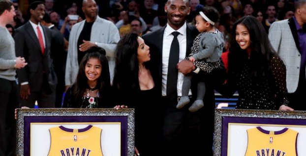 Kobe Bryant s rodinou