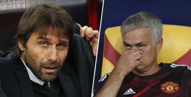 Antonie Conte a Jose Mourinho