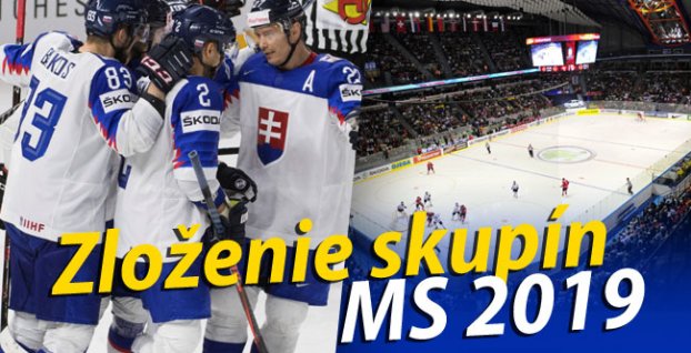 Zloženie skupín MS 2019 v hokeji