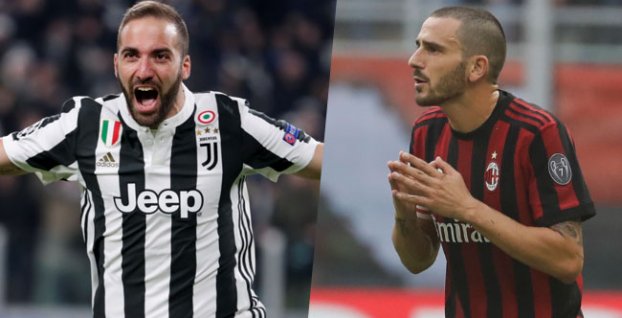 Higuaín a Bonucci