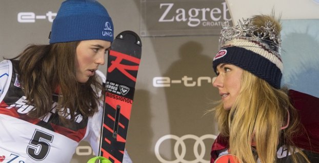 Petra Vlhová a Mikaela Shiffrinová