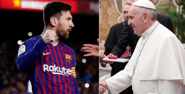 Lionel Messi, Pápež František