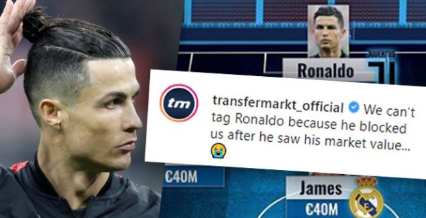 Ronaldo, transfermarkt