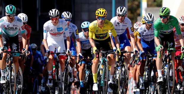 Momentka zo 14. etapy Tour de France