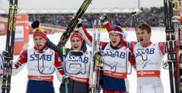 Lyžovanie-beh-MS: Nóri opäť ovládli štafetu,Northug: Ďalší obrovský úspech-SÚHRN