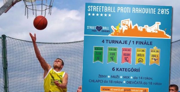Šiesty ročník série turnajov Streetball proti Rakovine sa blíži!