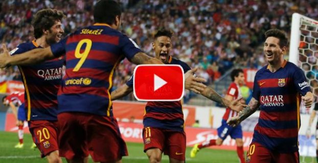 VIDEO: Messi rozhodol šláger kola medzi Barcelonou a Atléticom Madrid