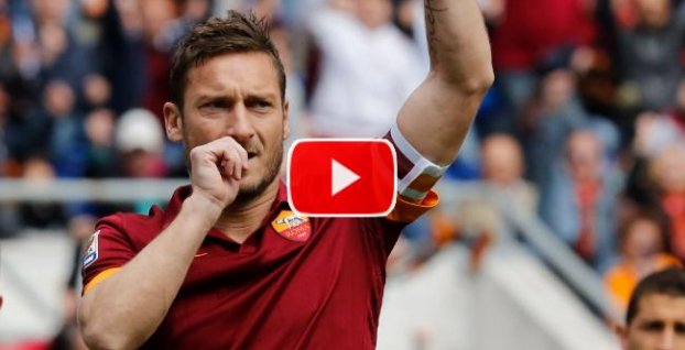 VIDEO: Totti strelil 300. gól za AS Rím. Garcia: Je to neobyčajný hráč!