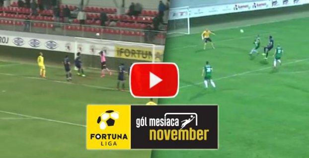 VIDEO: 5 najkrajších gólov novembra vo Fortuna lige