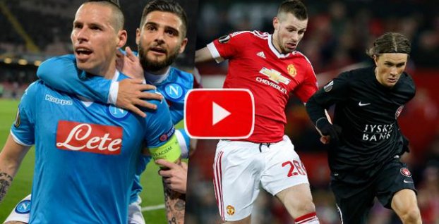 VIDEO: EL: Hamšíkov gól Neapolu nestačil, gólostroj Manchestru United