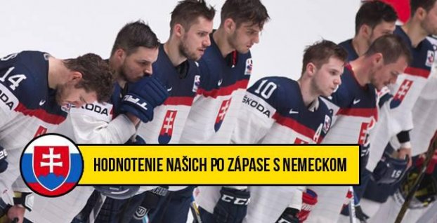 Hodnotenie slovenských hráčov po zápase Slovensko – Nemecko