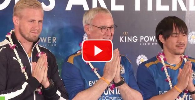 VIDEO: Na Leicester City čakalo v Bangkoku veľkolepé privítanie