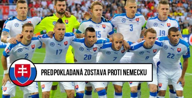 V predpokladanej zostave Slovenska dve zmeny oproti Anglicku