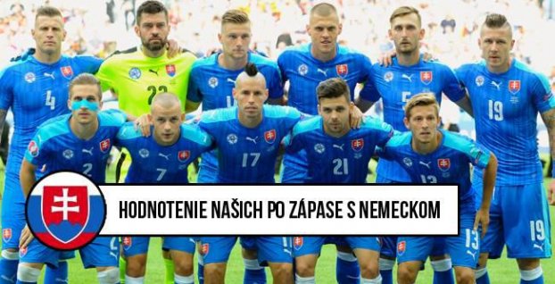 Hodnotenie slovenských hráčov po zápase Nemecko – Slovensko