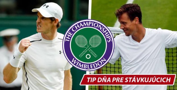 Tipujeme semifinále Wimbledonu Berdych - Murray s kurzom 2,03