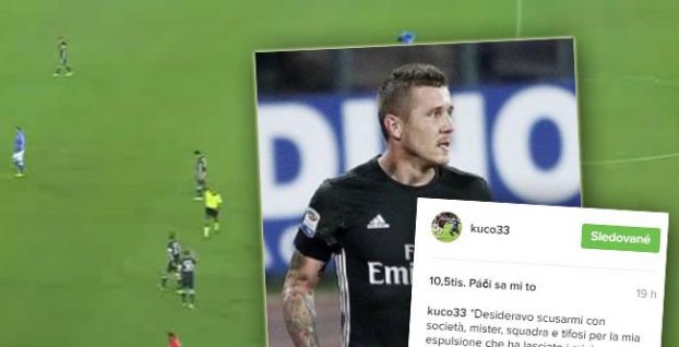 Juraj Kucka sa kajá: Prepáč mi Miláno!