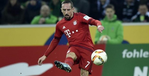 Bayern prišiel o Ribéryho na 2-3 týždne