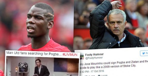 Pogba a Mourinho terčom kritiky na Twitteri: Hrajú ako Stoke City z roku 2009!