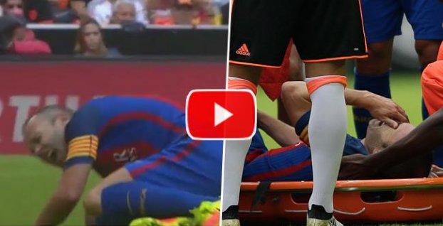 VIDEO: Iniesta sa vážne zranil. Najhoršie predpovede sa však nenaplnia