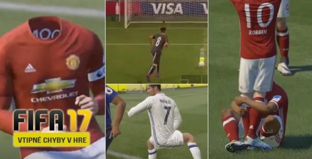 Zasmejte sa s nami. Pozrite si najvtipnejšie chyby v hre FIFA 17