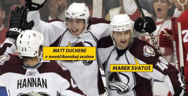 Matt Duchene chcel streliť gól pre Mareka Svatoša. Podarilo sa mu to