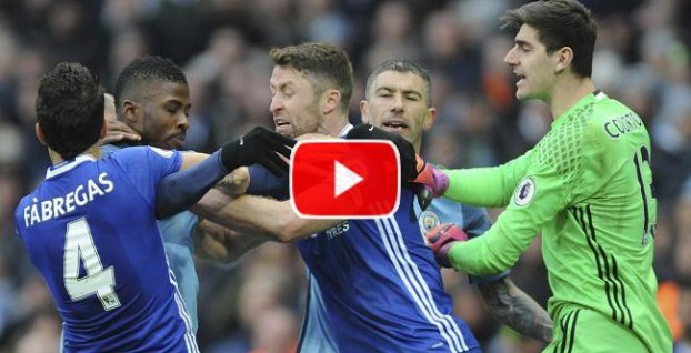 VIDEO: City - Chelsea: 2 červené karty, šarvátka a skvelý obrat Chelsea