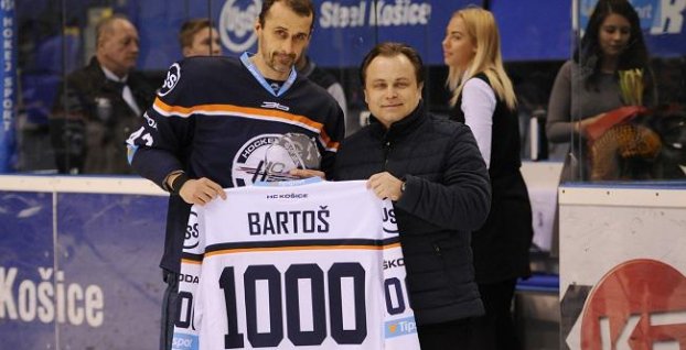 Peter Bartoš s obdivuhodným míľnikom. Odohral svoj 1000. zápas v slovenskej extralige