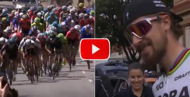 VIDEO: Peter Sagan siahal v 4. etape Tour Down Under opäť na víťazstvo