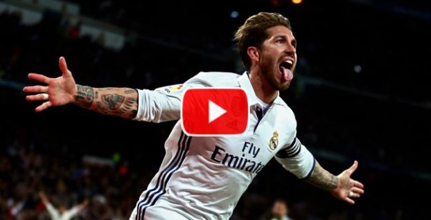 VIDEO: Real Madrid opäť spasil Sergio Ramos, Barca nečakane prehrala