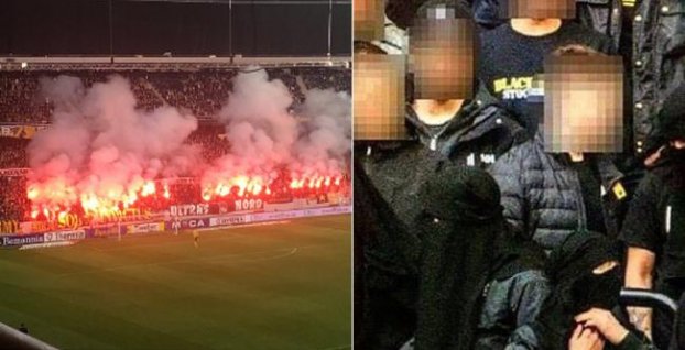 FOTO: Švédski ultras zneužívajú náboženstvo, aby si mohli kryť tvár