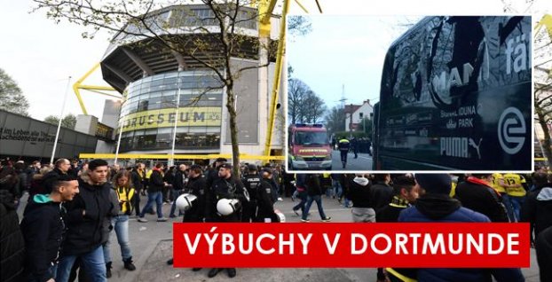 Výbuchy v Dortmunde: Zrušený zápas Ligy majstrov a jeden zranený hráč Borussie