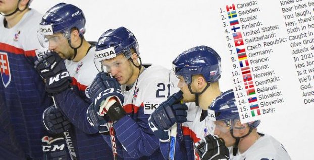 Rebríček sily podľa IIHF: Slovensko vysmiate kvôli dlhodobému úpadku hokeja