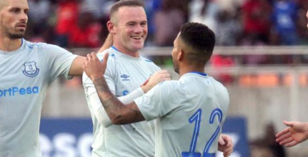 VIDEO: Rooney streli pri debute za Everton fenomenálny gól