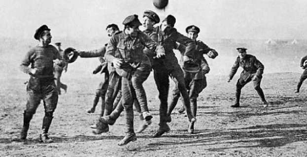 Spomienky na futbalový moment počas prvej svetovej vojny