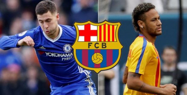 Prestúpi Hazard do FC Barcelona? Katalánci majú zoznam alternatív za Neymara