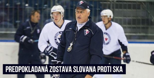 Táto zostava Slovana Bratislava otvorí novú sezónu KHL na ľade SKA Petrohrad