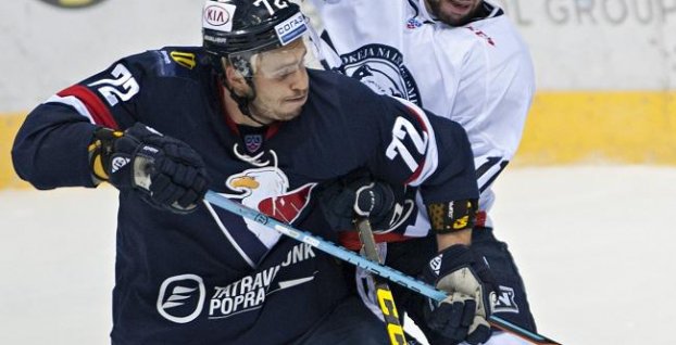 KHL suspendovala hráča HC Slovan Bratislava na 3 zápasy