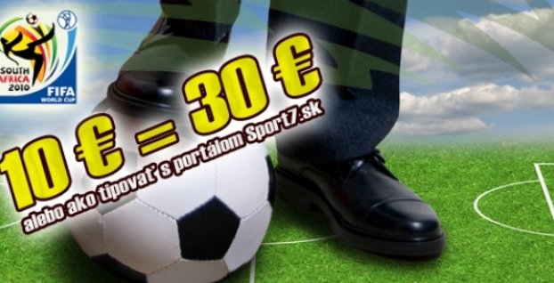 10 € = 30 €, alebo ako tipovať so sport7.sk na futbalové MS