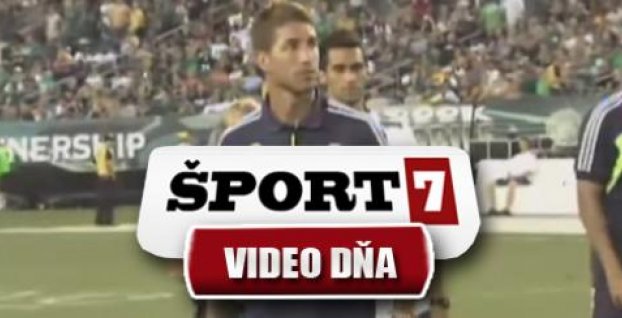 VIDEO DŇA: Hráči Realu si zahrali americký futbal. Ramosovi sedel najviac.