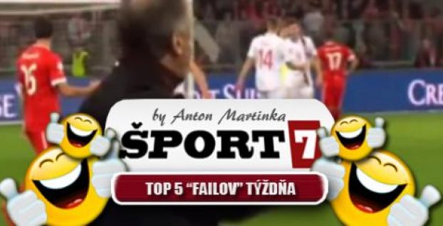 TOP5 failov týždňa: Bitka 13-ročných futbalistov, či prostredník Hitzfielda