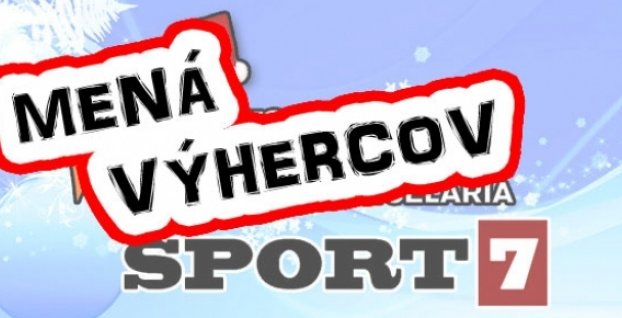 Vianočná súťaž Sport7.sk a Tipsportu: Mena výhercov