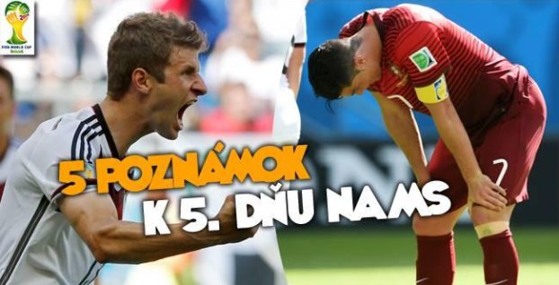 5 poznámok k 5. dňu MS: Chudák Ronaldo a nové Grécko