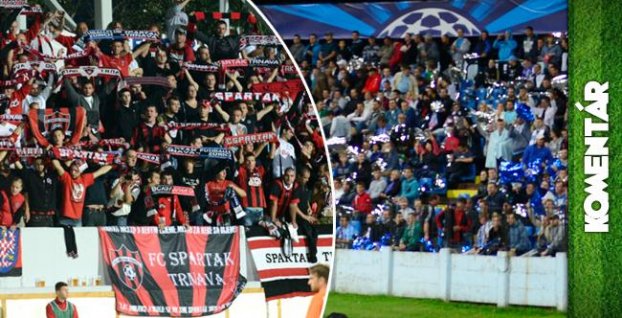 Fanúšikovia Slovana a Trnavy ponúkli Slovensku futbalovú lahôdku